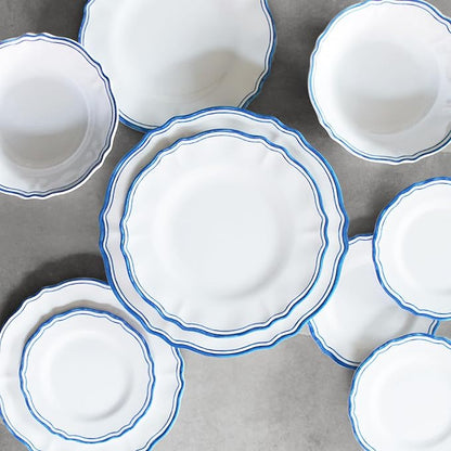 Le Cadeaux Melamine 6 inch Appetizer Plates, Set of 4, Maison