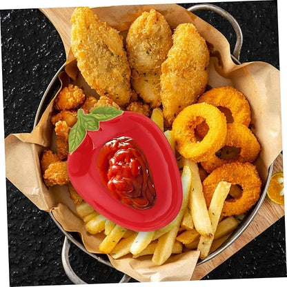 LIFKOME 2pcs Ceramic Dish Ceramic Plate for Snacks Fruit Plates Kitchenware Seasoning