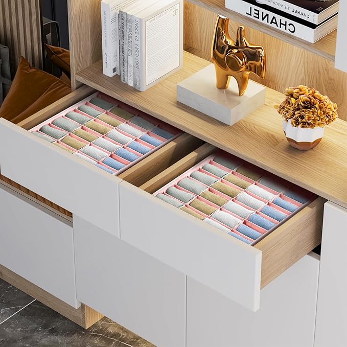 Joyoldelf Sock Organizer Drawer Organizer