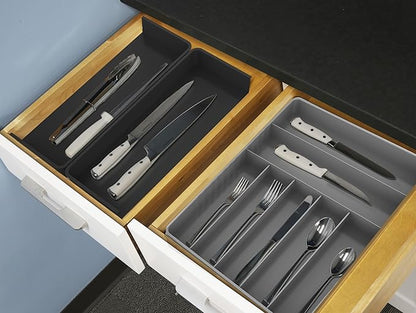 Simple Houseware Expandable Kitchen Drawer Flatware Organizer