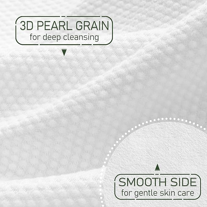 Bamboo Viscose Disposable Face Towel Biodegradable Large Dry Face Wipes 120