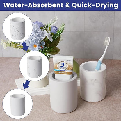 Drying Stone Toothbrush Holder, Diatomite Toothbrush Holders