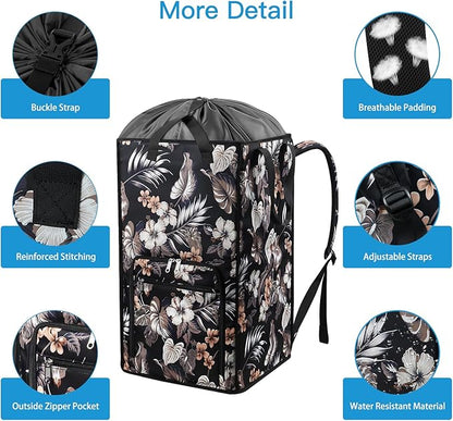 Bukere Laundry Backpack Bag for College Students Dorm Room Essentials, Extra