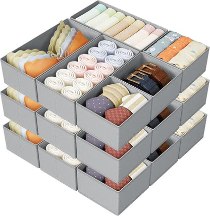 DIMJ Drawer Organizer Clothes Storage