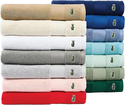 Lacoste Heritage 100% Supima Cotton Tub Mat, Premium Super Soft Bath Towel