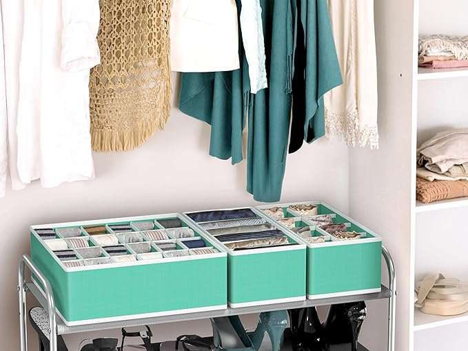 Simple Houseware 4-Pack Drawer Organizer Set
