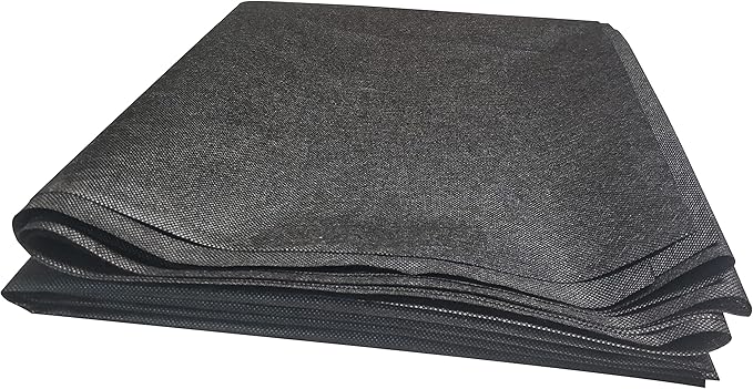 3 yds. X 63 ins. Upholstery Dust Cover Fabric Replacement, Non-Woven Black