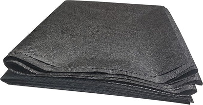 3 yds. X 63 ins. Upholstery Dust Cover Fabric Replacement, Non-Woven Black