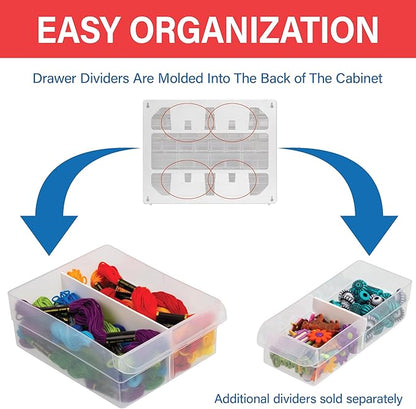 Akro-Mils 24-Drawer Plastic Drawer Storage Cabinet