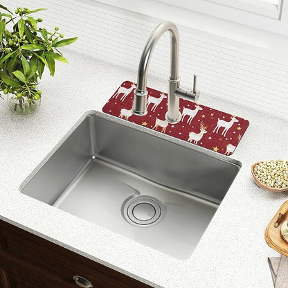 Kitchen Sink Splash Guard 1 PC 30 Inch Sink Faucet Mat Splash Guard