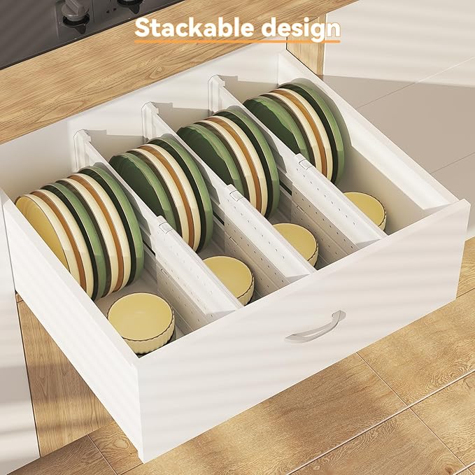 REBECAT 10 Pack Drawer Dividers