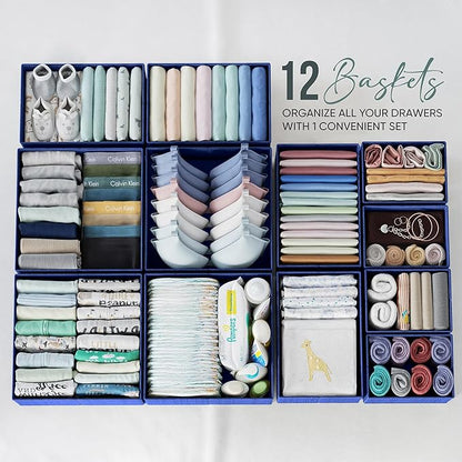 Drawer Organizer Set of 12