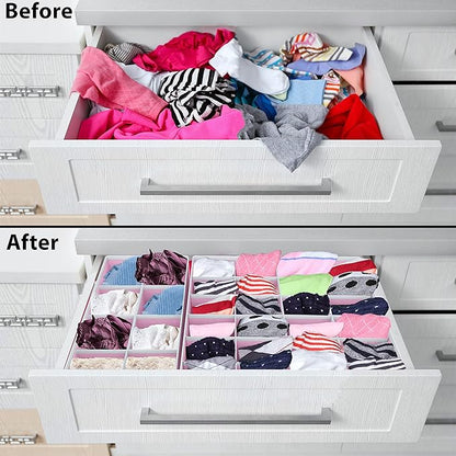 Simple Houseware 4-Pack Drawer Organizer Set