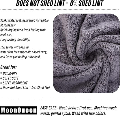 MOONQUEEN 6 Pack Premium Hand Towels