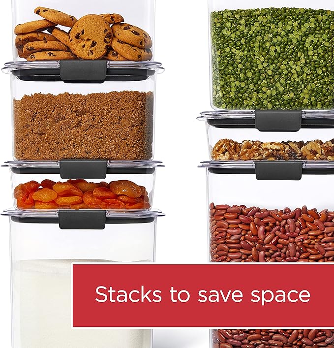 Rubbermaid Brilliance Pantry Food Storage Containers