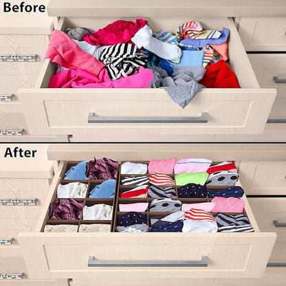 Simple Houseware 4-Pack Drawer Organizer Set