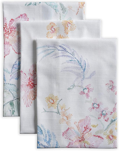 Maison d' Hermine Kitchen Towels Set of 3 100% Cotton 27.50" x 20" Reusable