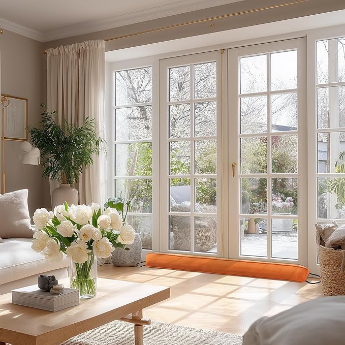 Sunolga Door Draft Stopper Blocks Hot and Cold Air