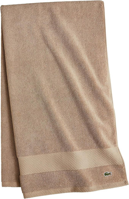 Lacoste Heritage 100% Supima Cotton Bath Towel, Premium Super Soft Bath Towel